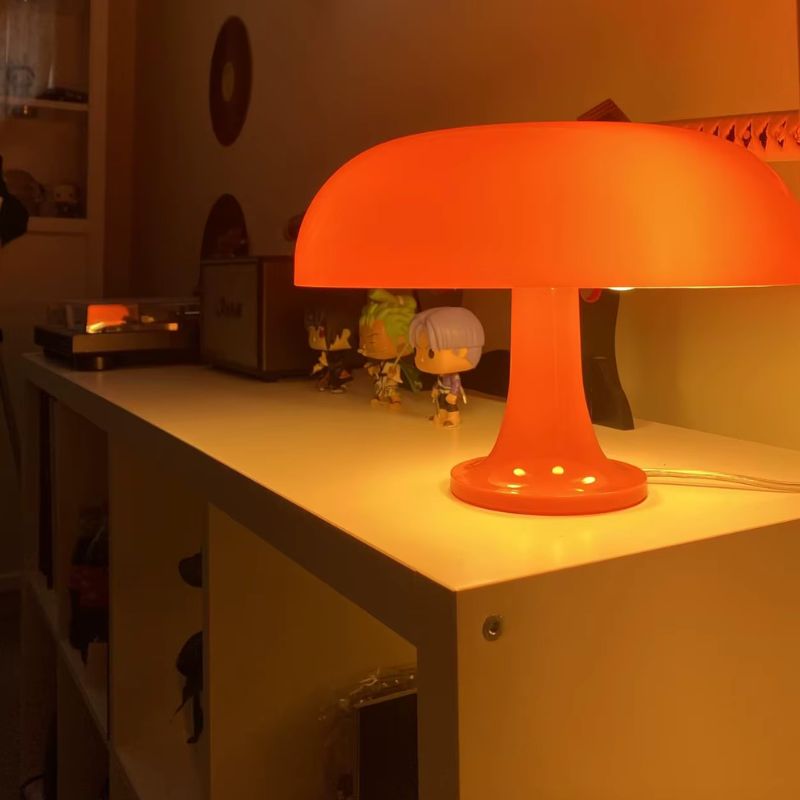 Luneo Orange Mushroom Lamp